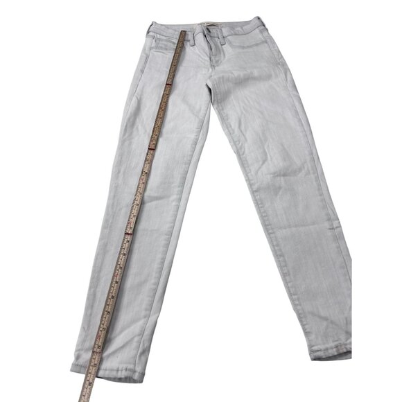 Gap 1969 Womens Inner Cozy Leggings Size 6 28R Light Gray Denim - Picture 3 of 12